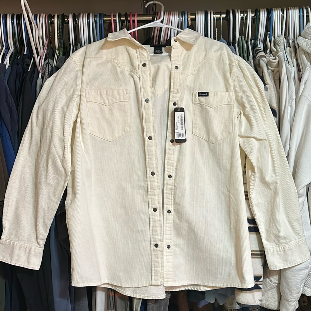 Wrangler retro long sleeve corduroy ￼